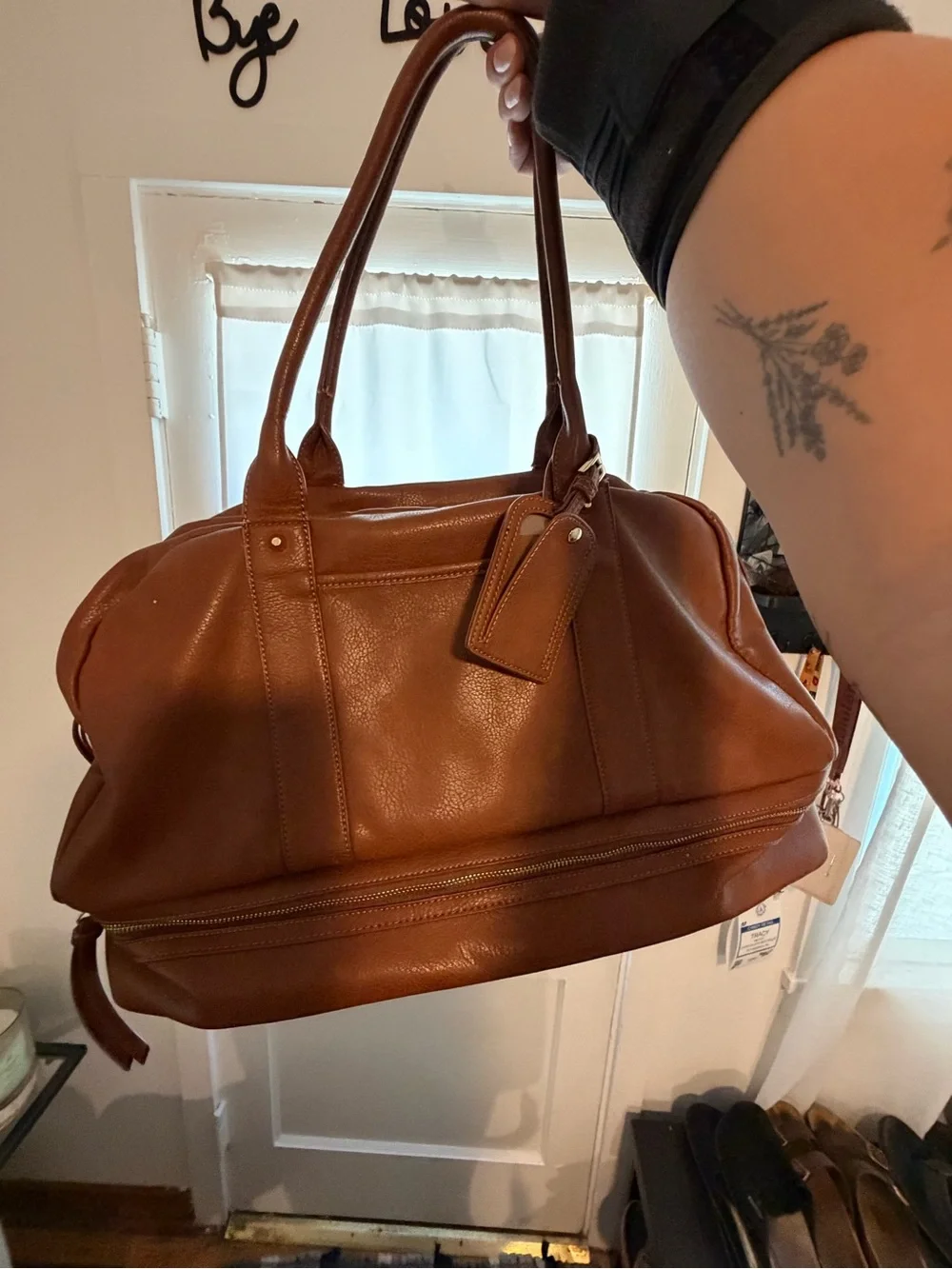 Sole Society Mason Faux Leather Weekend Travel Bag